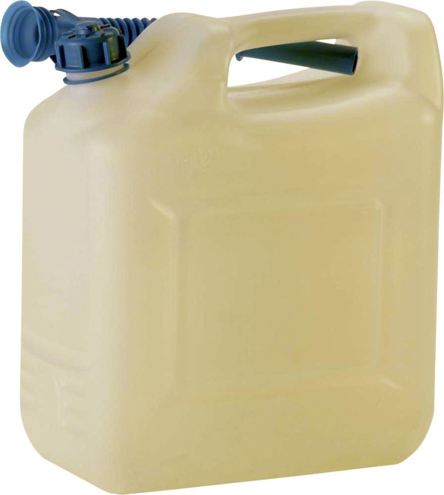 Wasserkanister 12 l HD-PE natur B290xT160xH331,5 mm mit Auslaufrohr