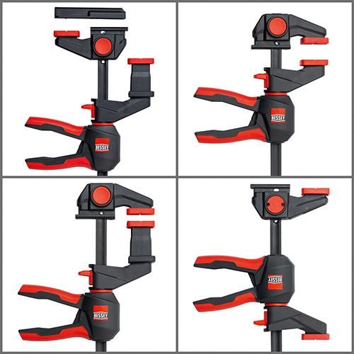 BESSEY Einhand-Tischzwingen-Set EZR360-15SET EZR 360° drehbar 150x60mm 2 Stück