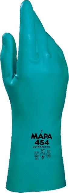Chemikalienhandschuh Ultranitril 454 Gr.10 MAPA