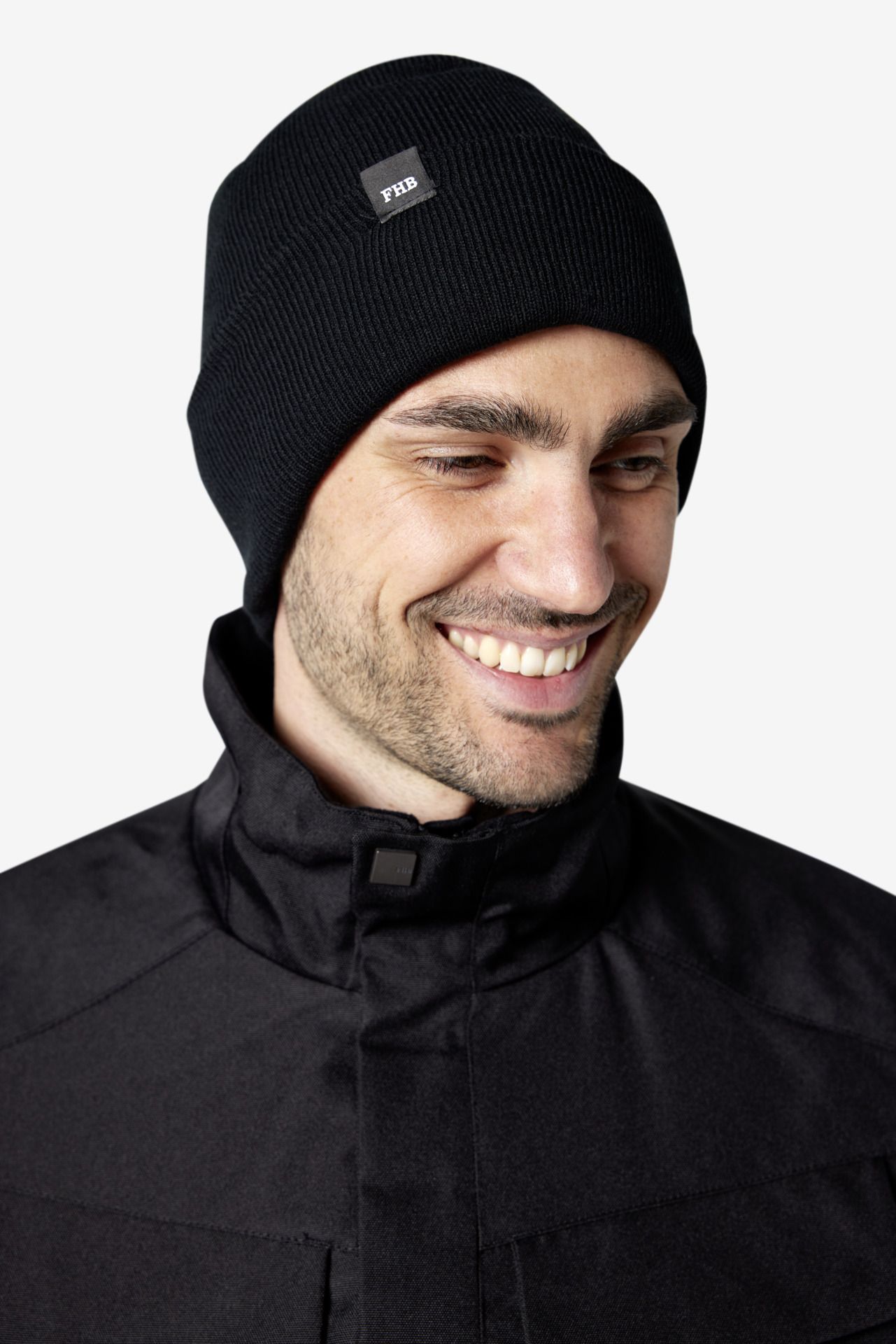 FHB Strickmütze MICHEL unisex schwarz
