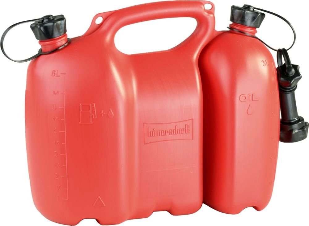 Doppelkanister Profi B362xT117xH298 mm rot Volumen 6,0 + 3,0 l hünersdorff