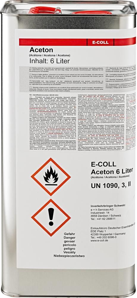 Aceton 6L Kanister E-COLL