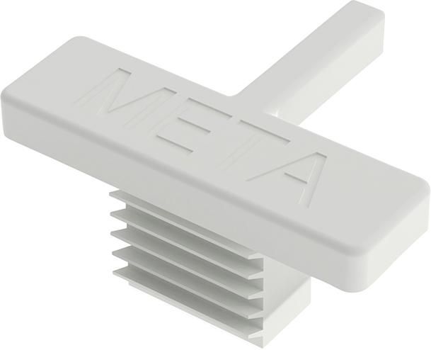Abdeckkappe PVC für S 3 Einfachregal RAL 7035