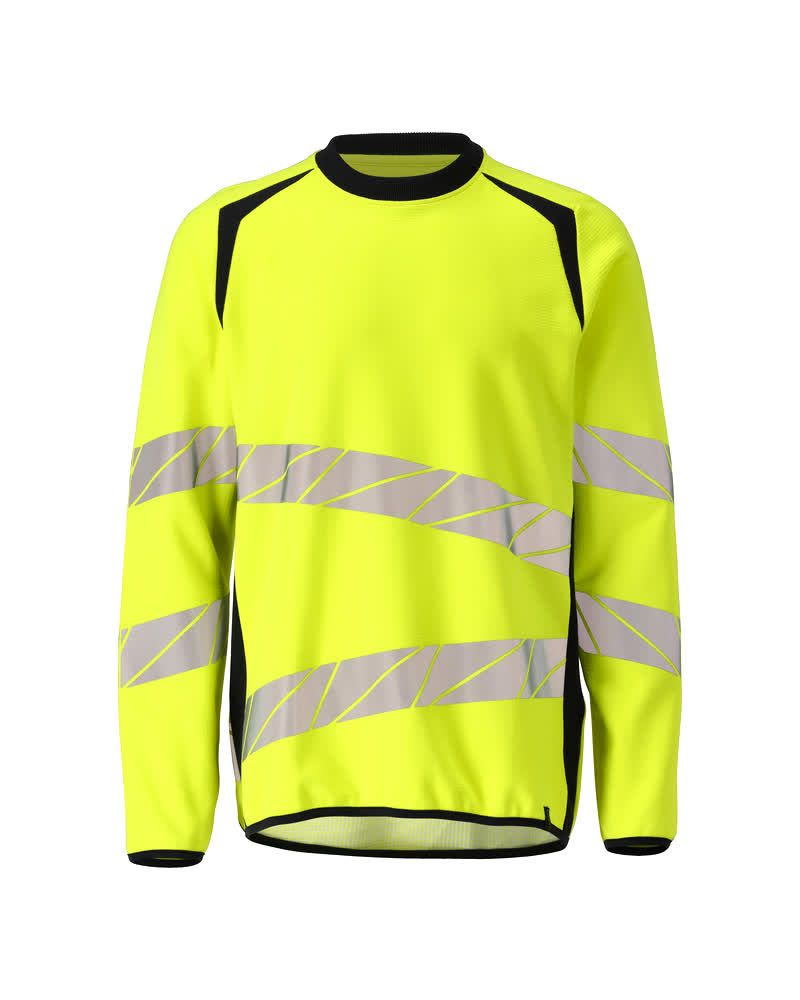 Sweatshirt Hi-vis Gelb/Schwarzblau, 2XLONE