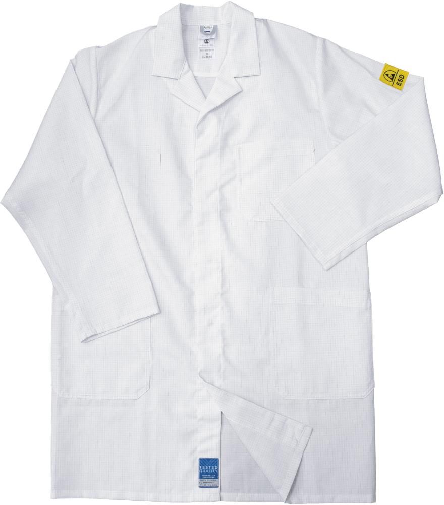 Herrenmantel Conductex, Gr. 2XL, weiß