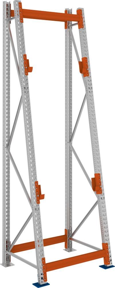 A Ständer Kabeltrommel B900xT900xH3300 mm Grundfeld verzinkt Feldlast 1500kg