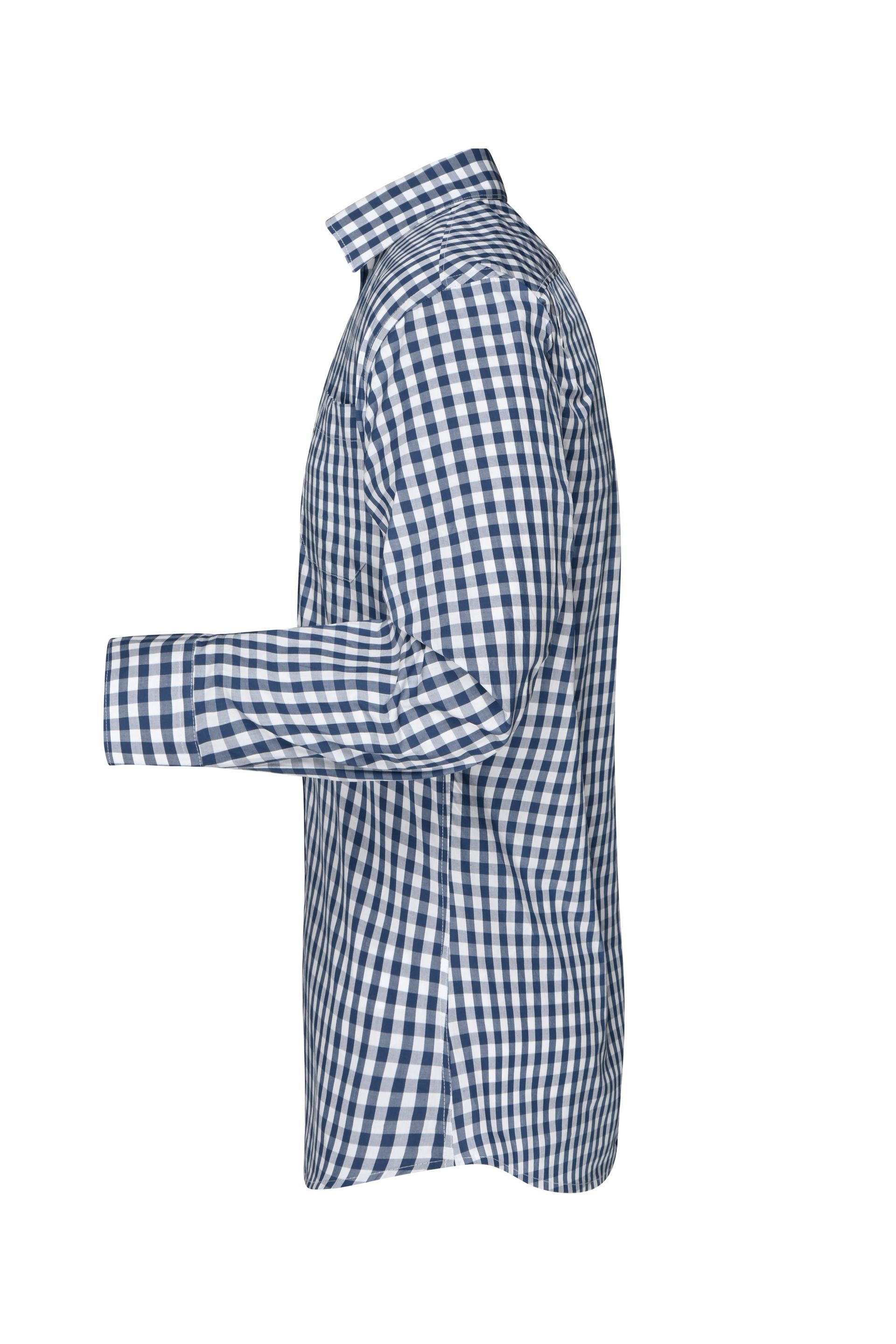 James & Nicholson JN617 Herren-Hemd, Navy/Weiß, Gr. XL