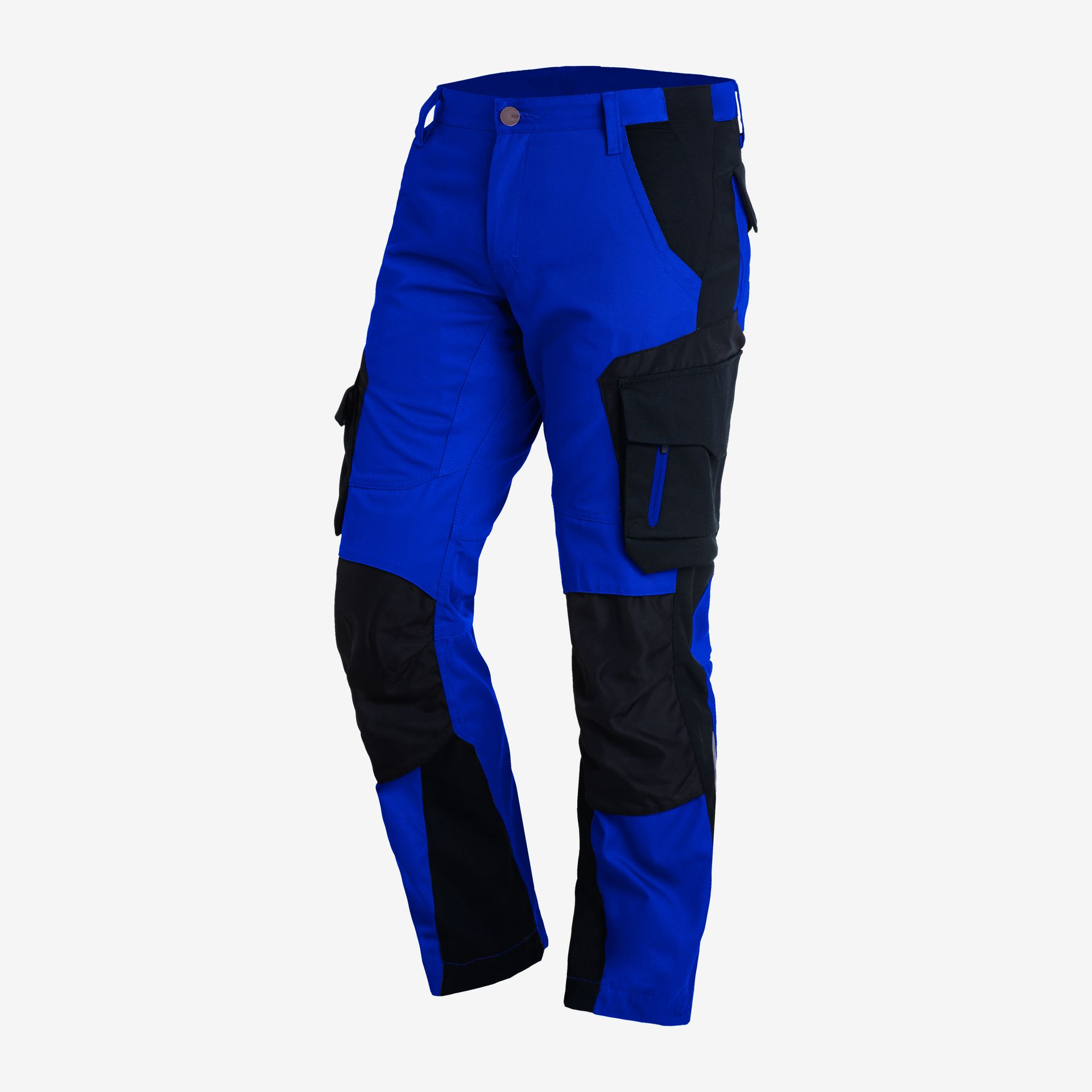 FHB Arbeitshose FLORIAN royalblau-schwarz - Gr. 54