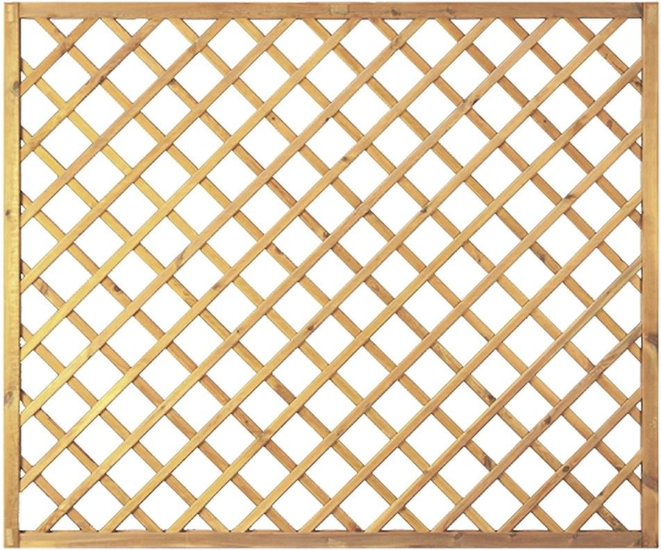 Diagonal-Rankzaun 180 x 150cm MW 10 x 10cm,Leisten 12x30mm, genageltRahmen 45/45 mm, kdi grün