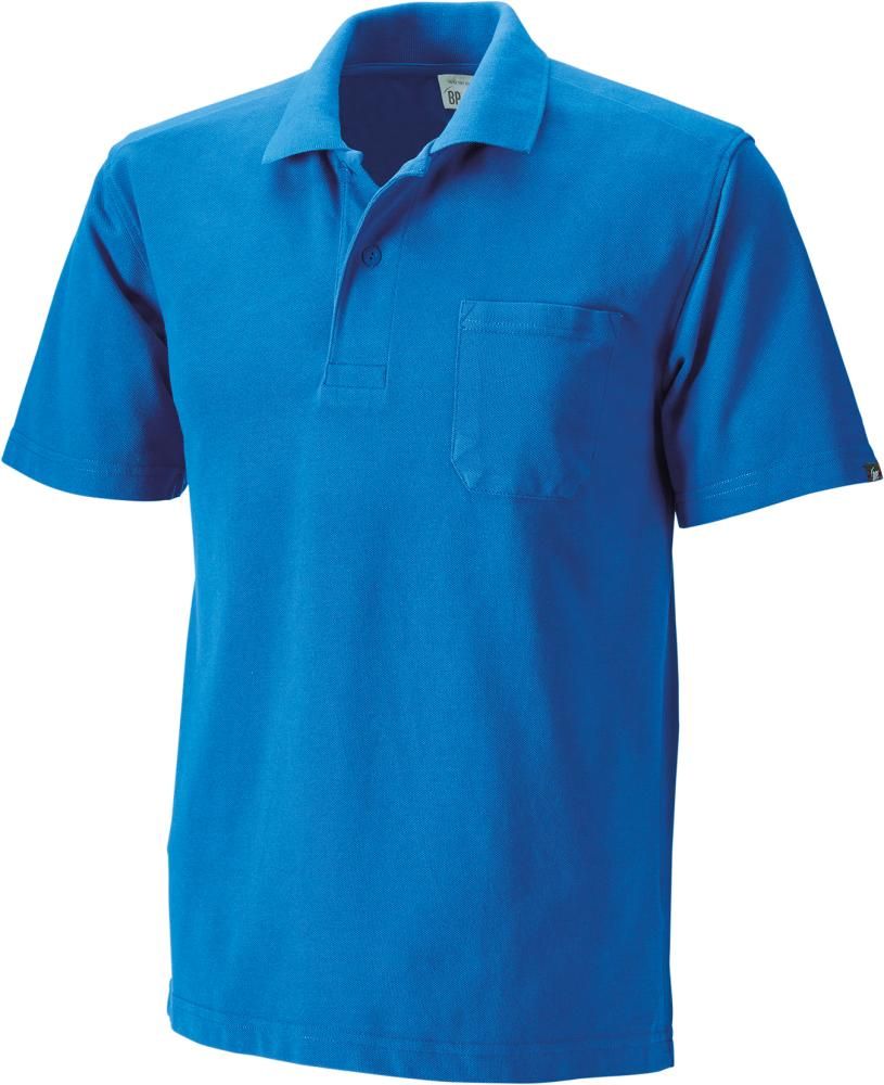 BP 1612-181 Polo-Shirt, Blau, Gr. XS