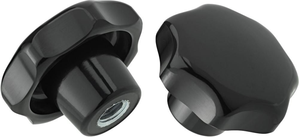 Sterngriff DIN6336 Duroplast, Form K, 25mm, M 5, Inhalt: 10 Stück FORTIS