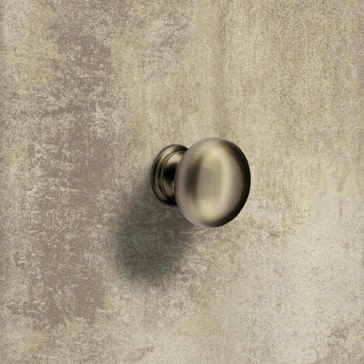 MÖBELKNOPF CIRPI Ø30 BR/EDELSTAHL OPTIK