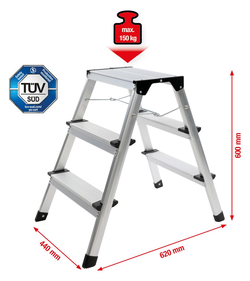 KS Aluminium-Stufenstehleiter