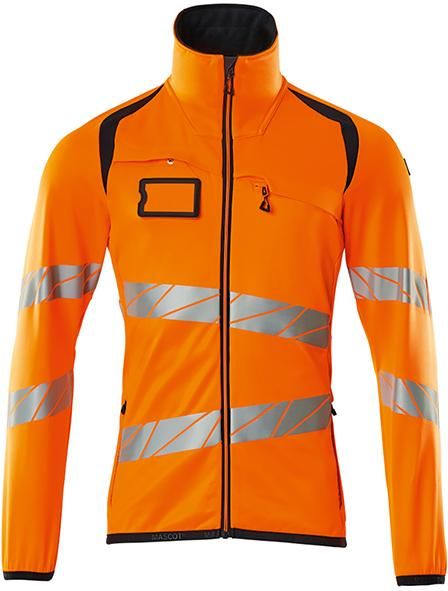 Mascot Warnschutz-Fleecejacke, Orange, Gr. S