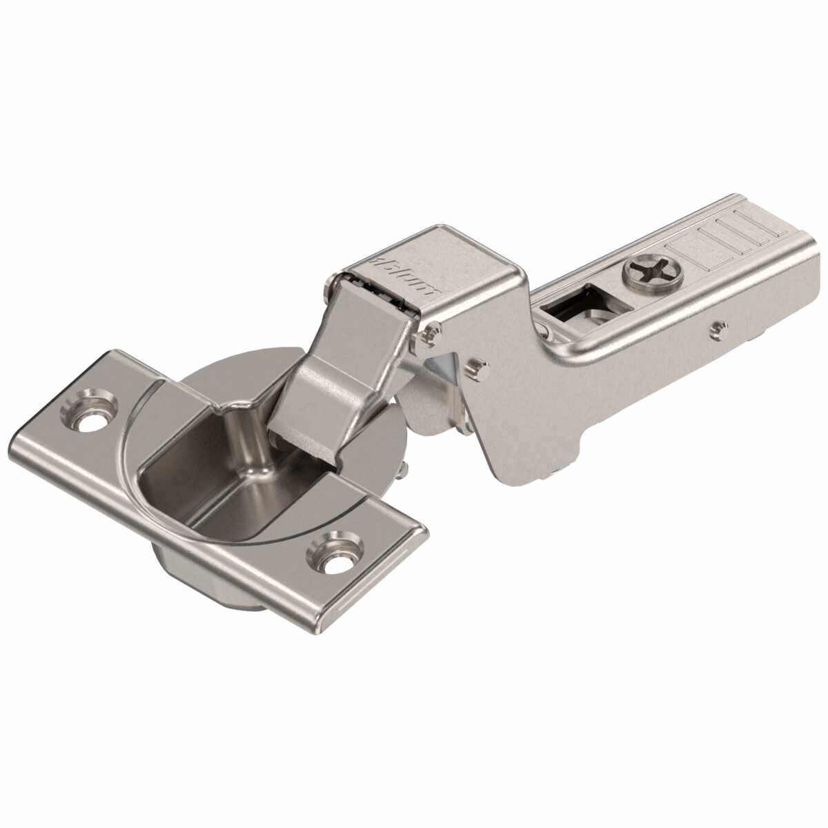 CLIP top Standardscharnier 110°，Innenanschlag, Topf: Schrauben, vernickelt