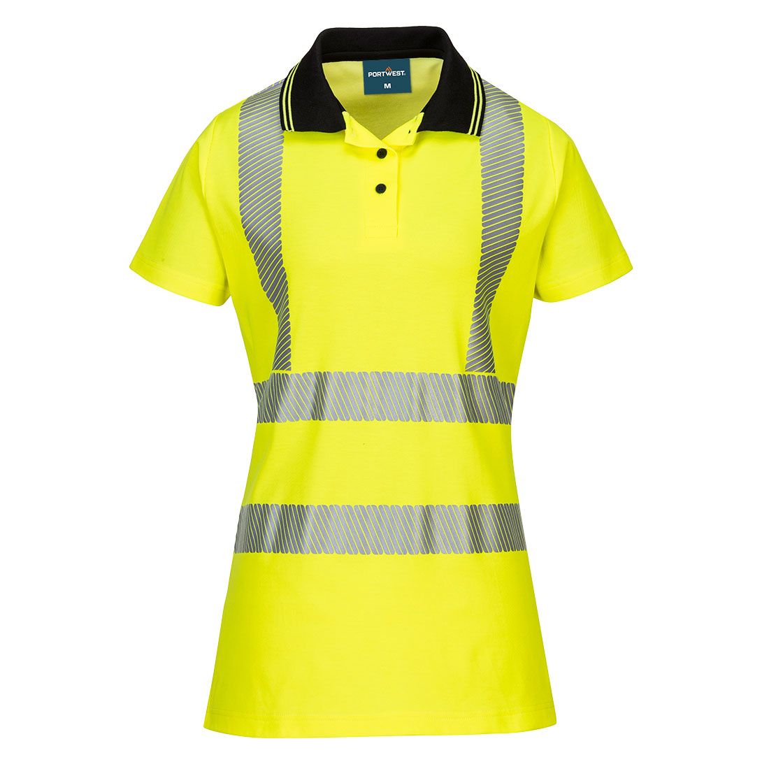 Portwest LW72 Warnschutz-Polo-Shirt, Gelb, Gr. XS