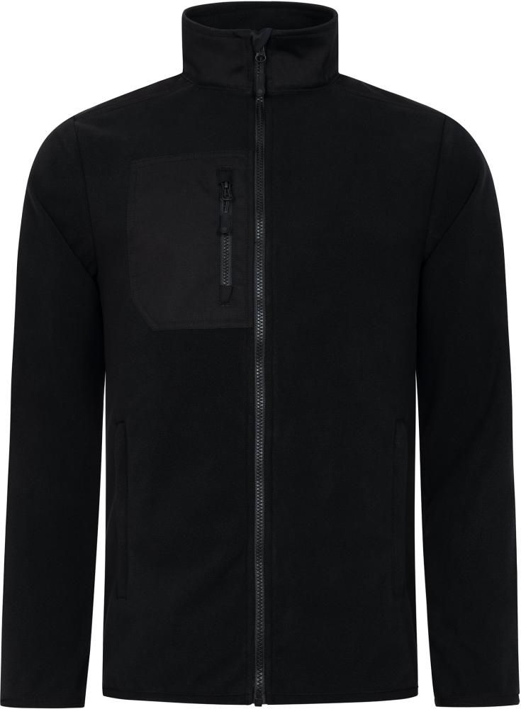 PROMODORO Canvas Fleece Jacket Men black Gr. 2XL