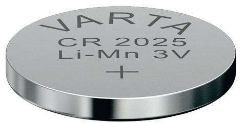 Knopfzelle Electronics CR 2025 VARTA