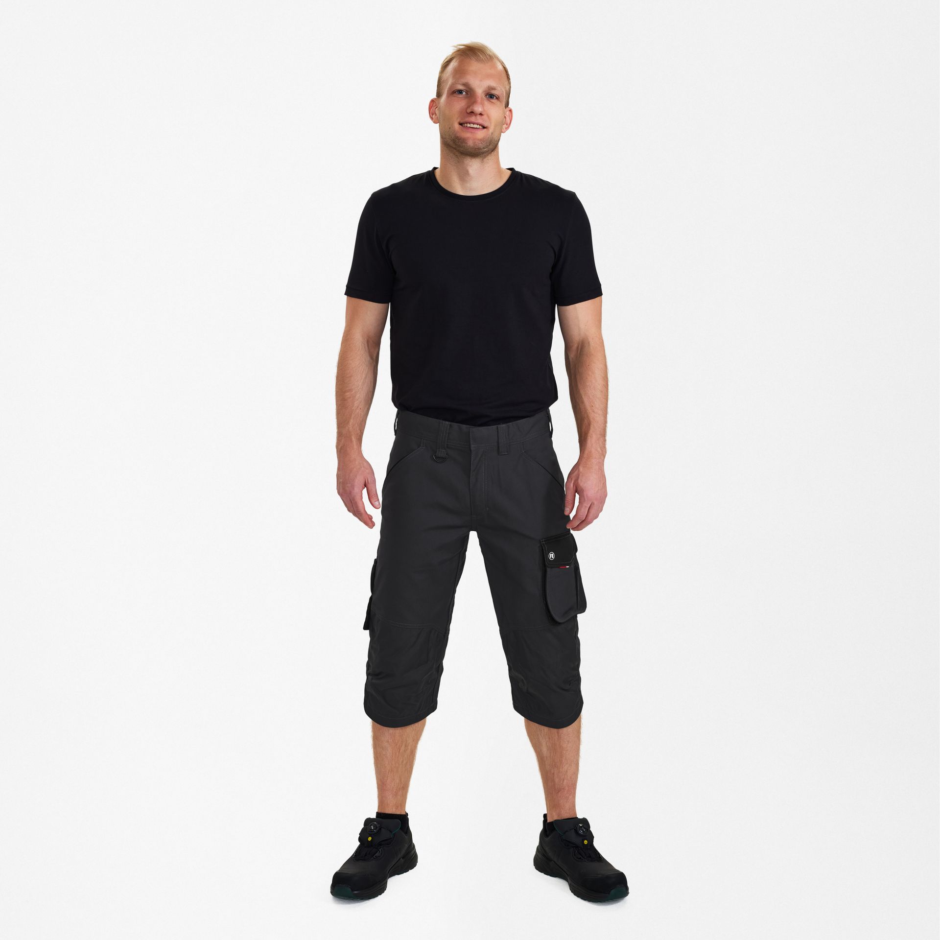Galaxy 3/4-Hose Anthrazitgrau/Schwarz, Gr. 50