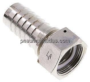 Schlauchtülle, DIN EN 14423 G 1-1/4"-32x48mm, 1.4301