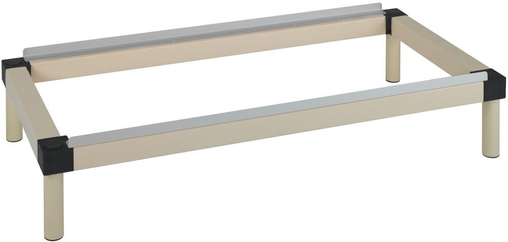 Unterbau 1 Abteil Kunststoff Farbe creme H 135-170 mm