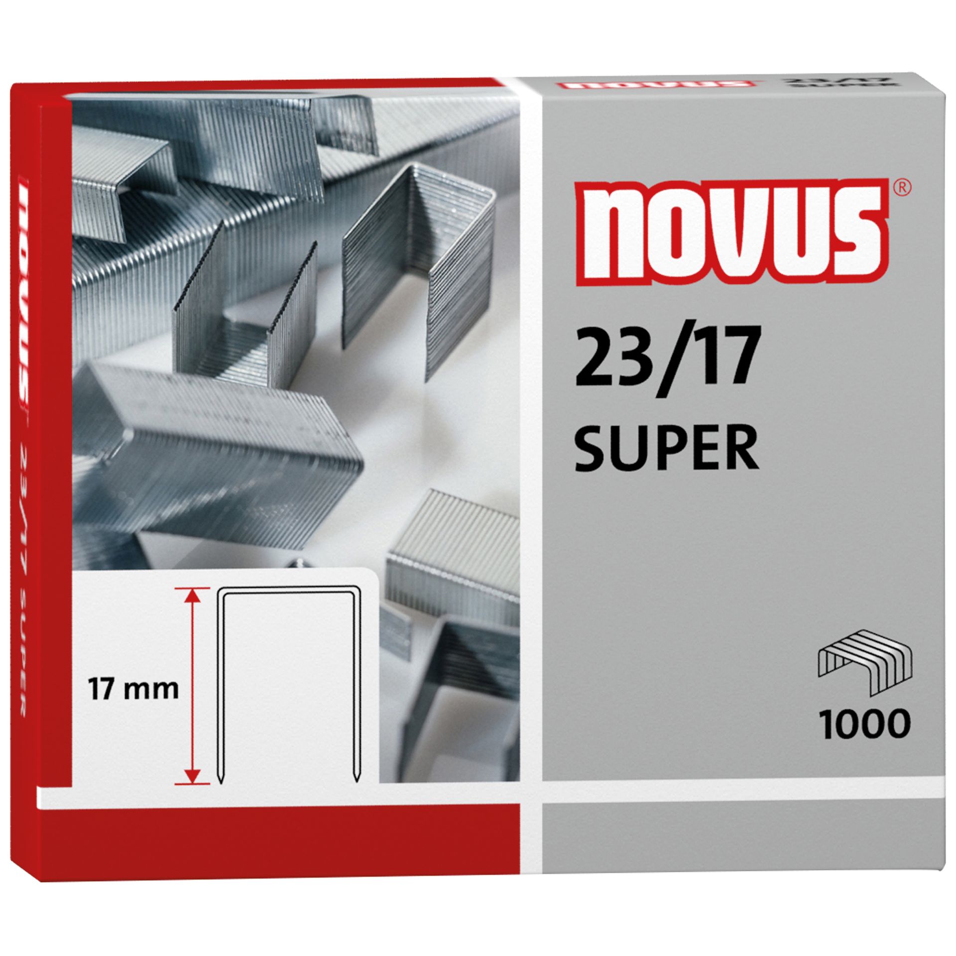 Heftklammer 23/17 verzinkt 1.000 St./Pack.