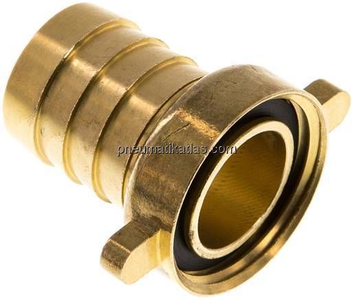 2/3-Schlauchtülle, mit Mutter G 1"-25 (1")mm, gerade