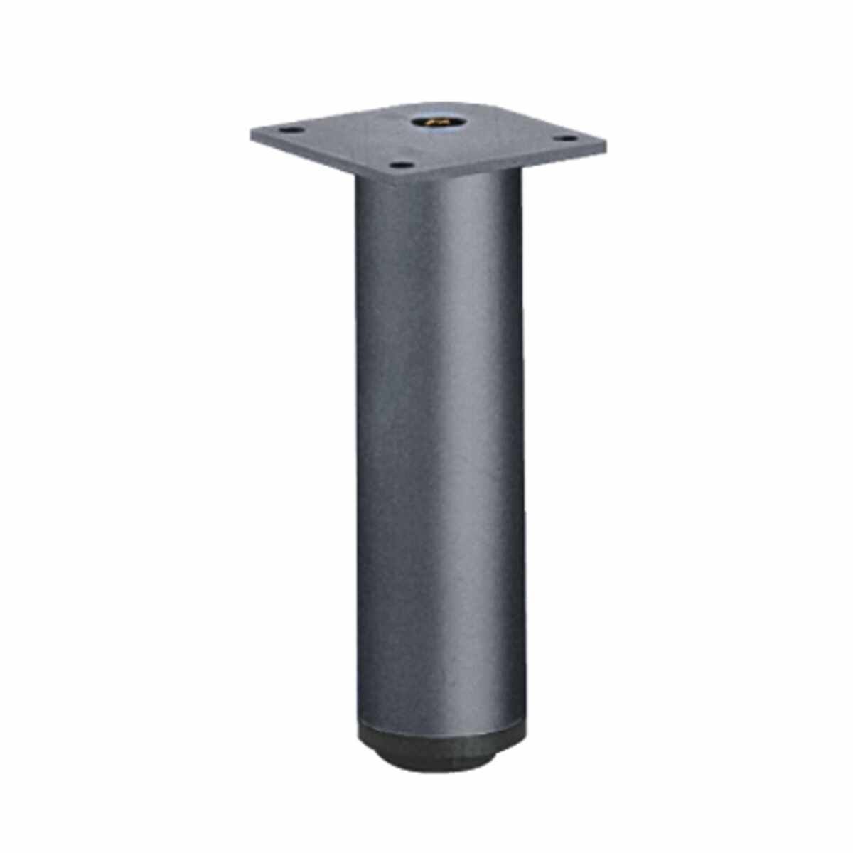 Möbelfuß Lano RO, 100 mm x silber eloxiert