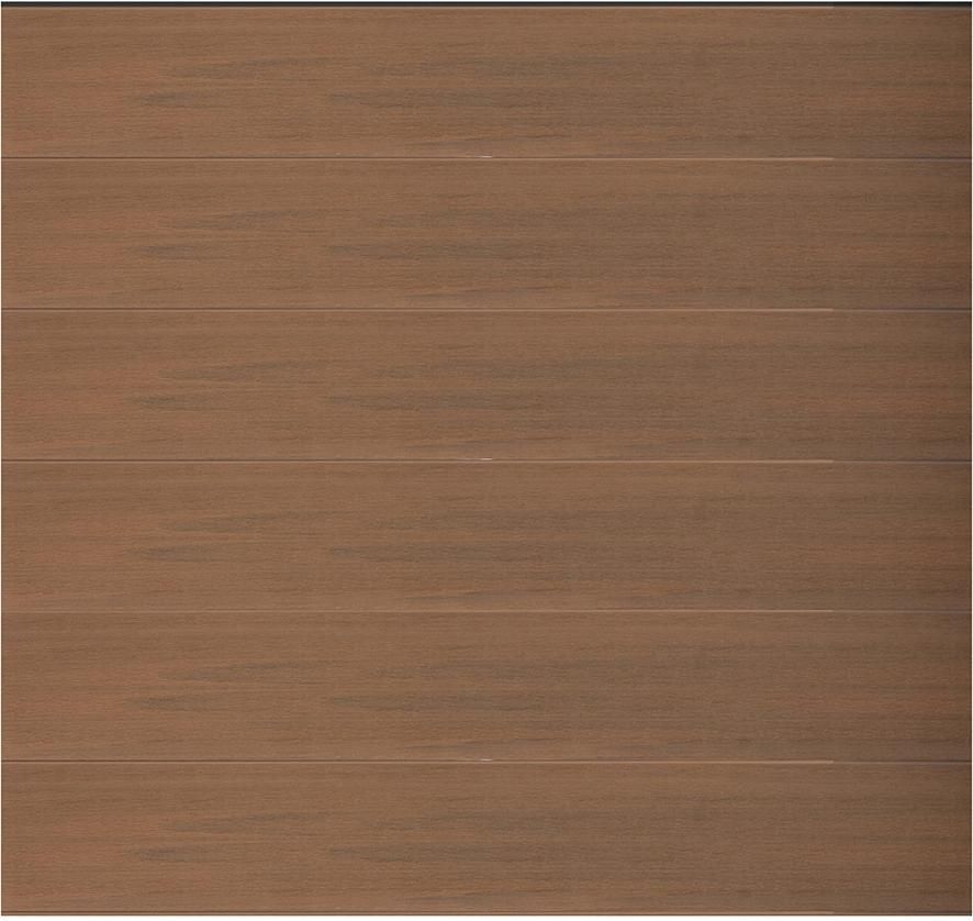 ELZE-Serie Zaunset TEAK-coextrudiert 6 Zaunlamellen 179x176cm WPC-Steckzaunsystem