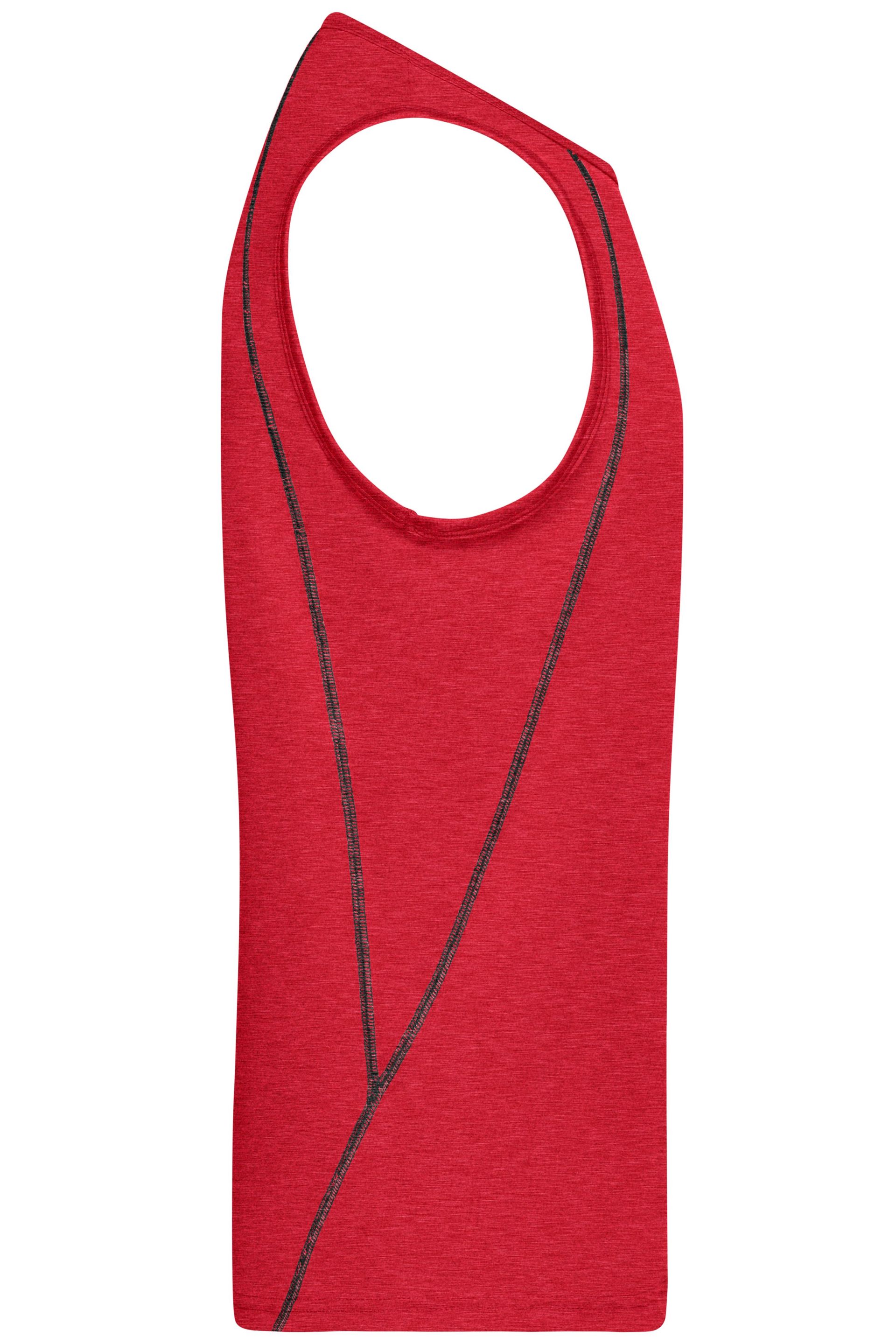 James & Nicholson JN494 Herren-Tank Top, Rot, Gr. M