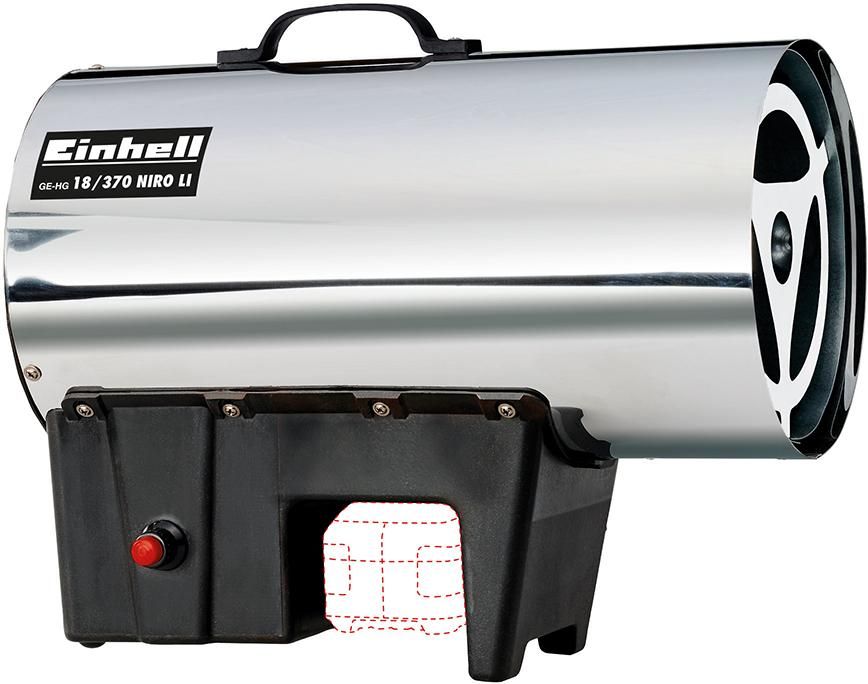 Akku-Heißluftgenerator GE-HG 18/370 Niro i-Soo