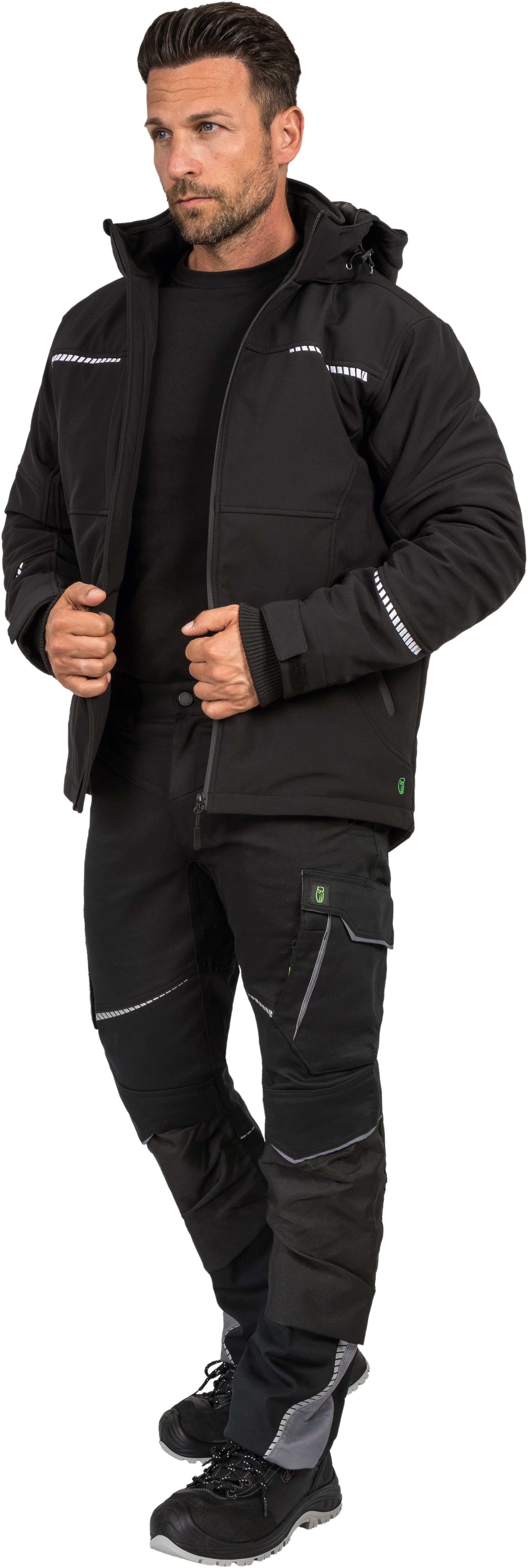 Leibwächter Arbeitsjacke, Winter-Softshell, Gr. L