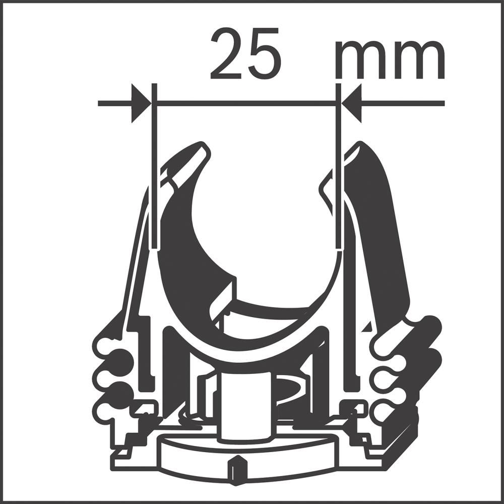 Rohrclip PRO EPC-25 Bosch VE a 100 St.