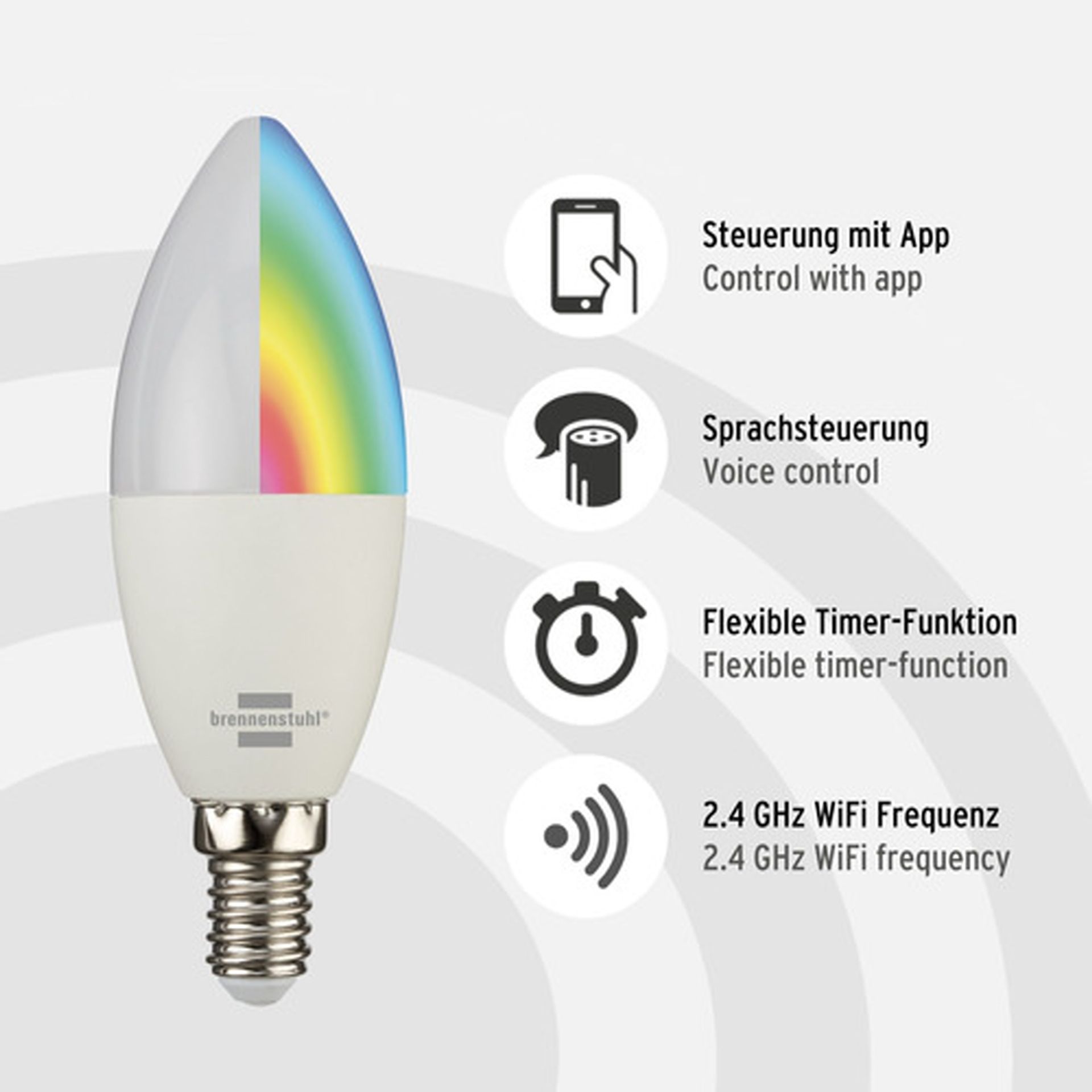 WiFi Glühbirne E14