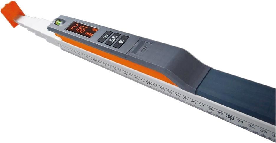 Teleskop-Messstab digital1,04-5,0m mEsstronic Easymit Bluetooth Nedo