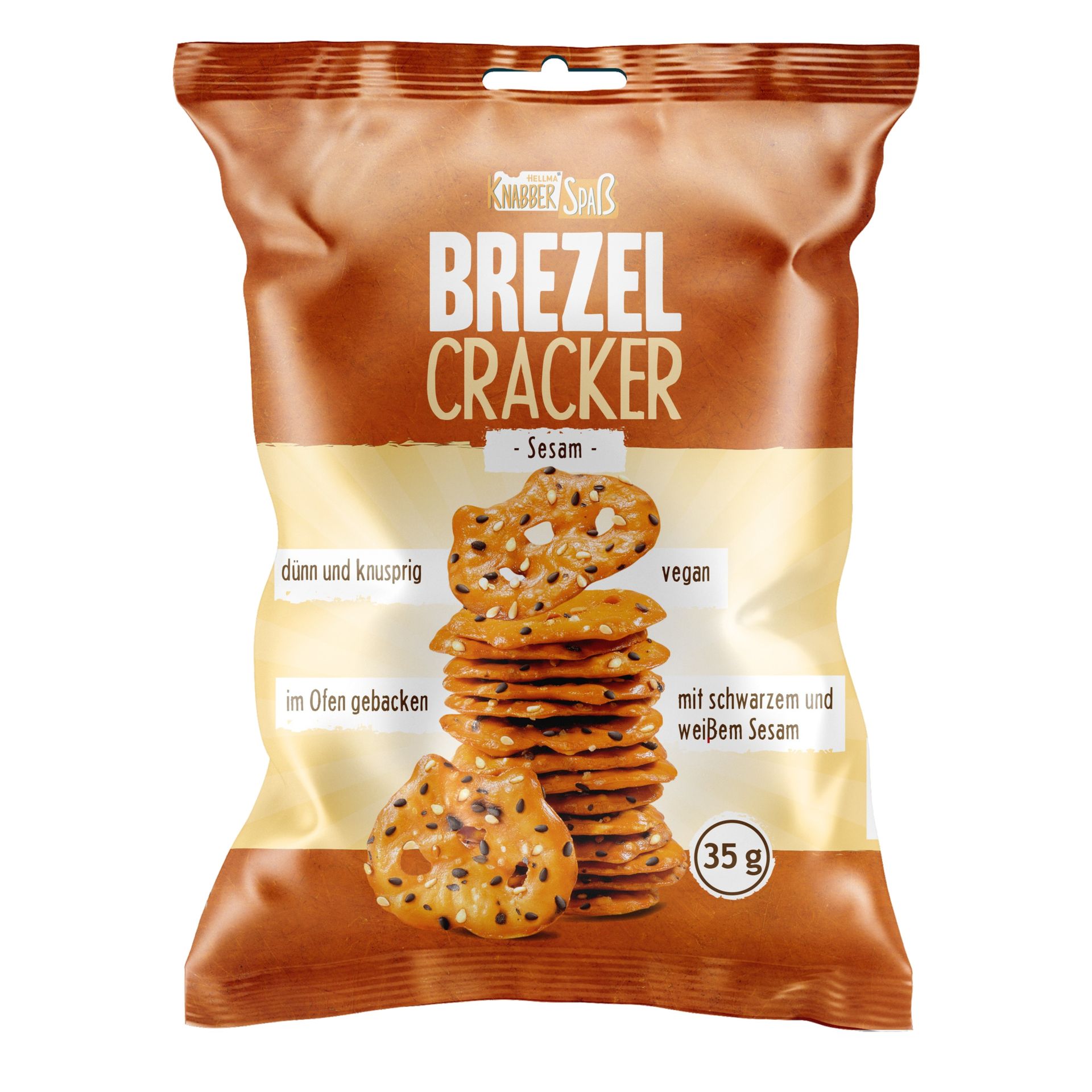 Brezel Cracker Sesam 35g 28St