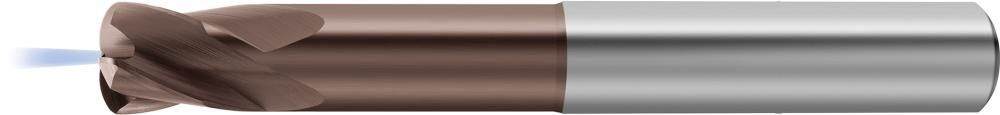 High-Feed Fräser VHM 12,0mm Z4 Innenkühlung Perrox Typ H Werksnorm lang G-Mold 65 HF GÜHRING
