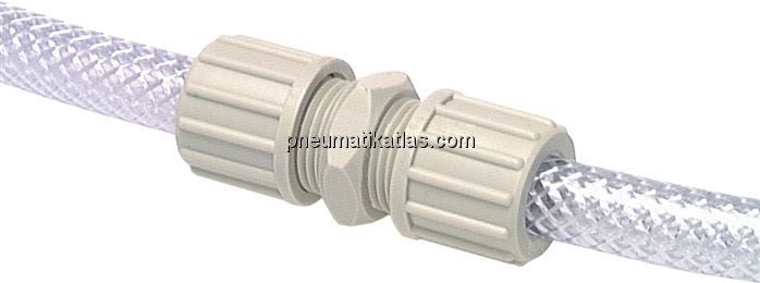 Gerade Verschraubung 10x4mm, Polypropylen
