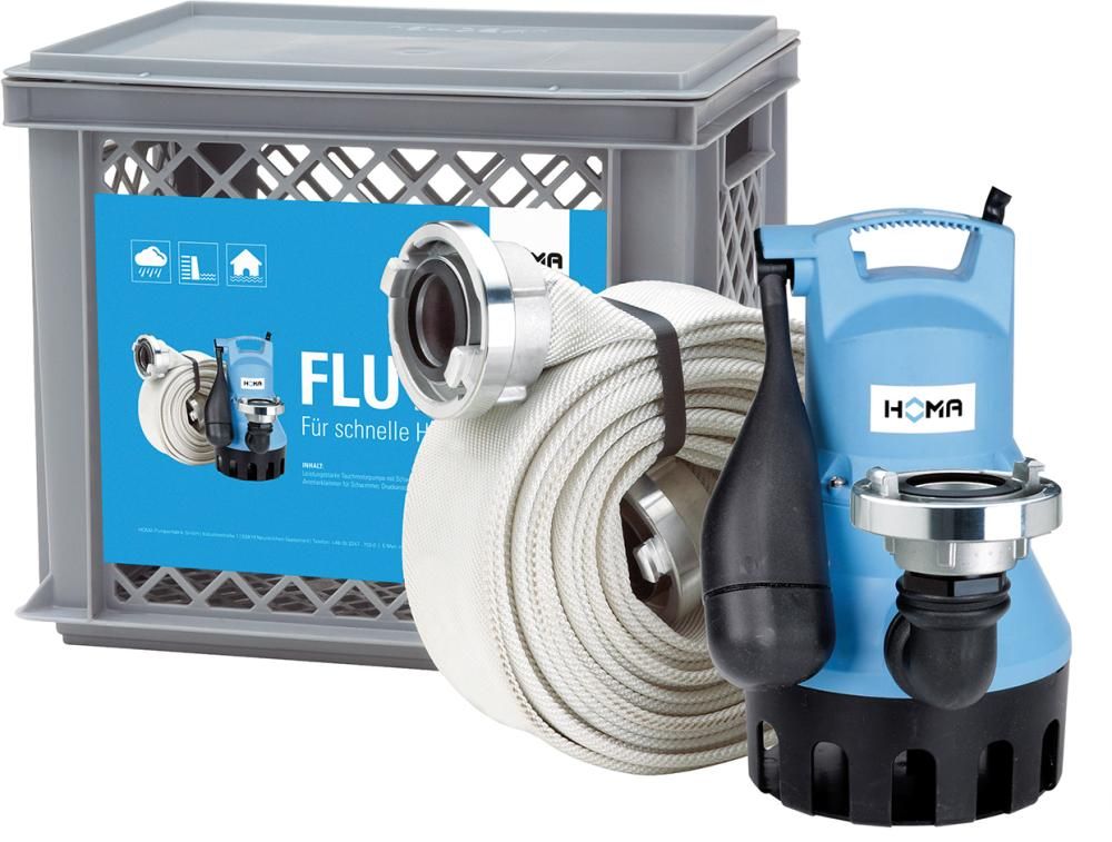 Homa Flut-Set C150 WA- Tragebox mit Pumpe und Schlauch