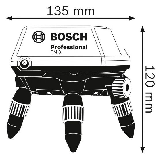 BOSCH Drehhalterung, "RM3"