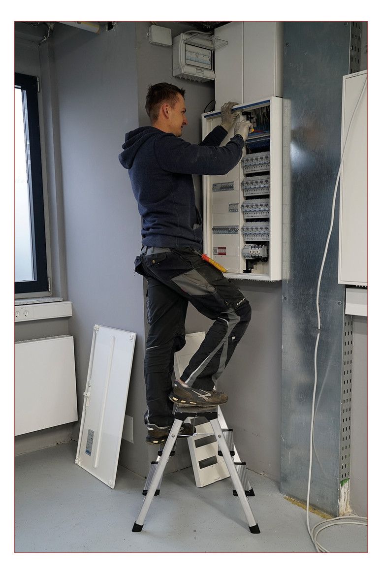 KS Aluminium-Stufenstehleiter
