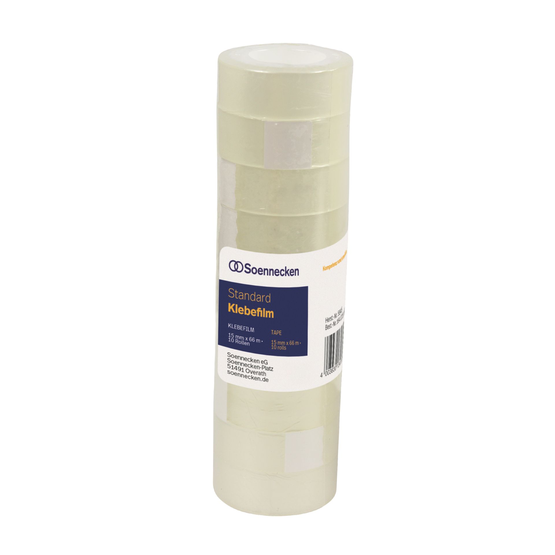 Klebefilm 15mmx10m transparent 10 St./Pack.