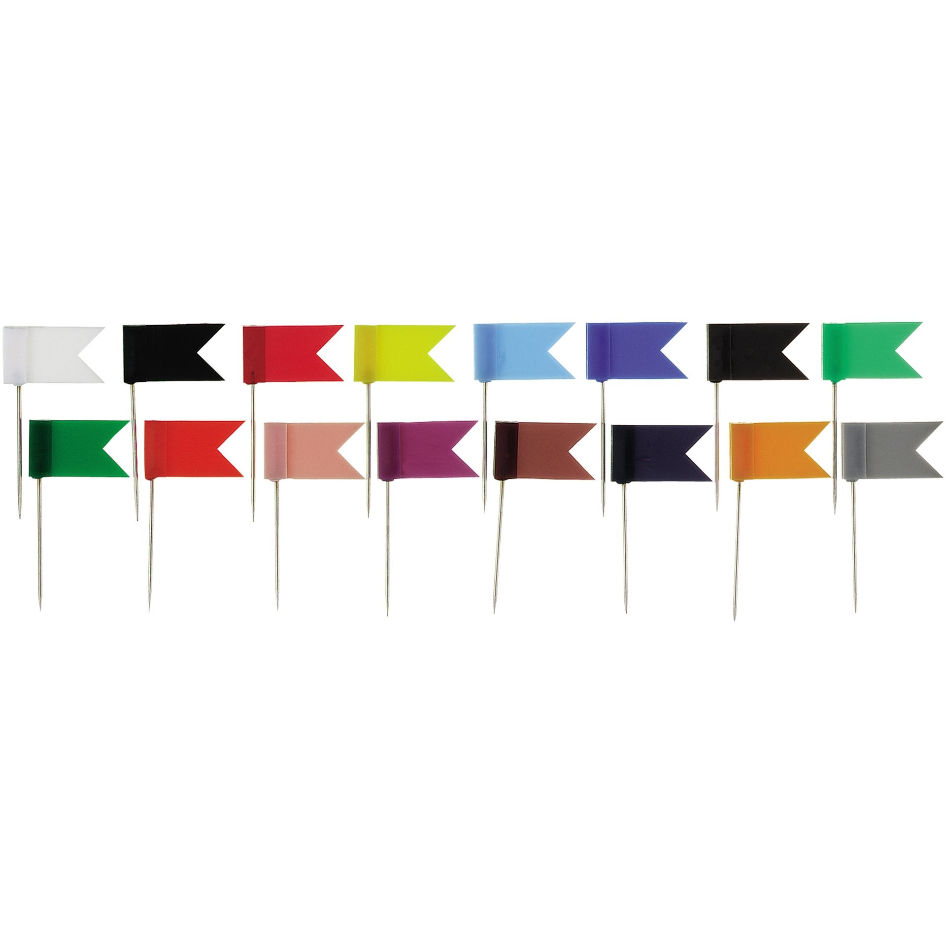 Markierungsfahne 18x10x24mm sortiert 20 St./Pack.