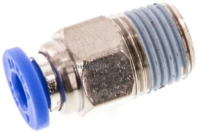 Geradear Steckanschluss R 1/8"- 4mm, IQS-Standard