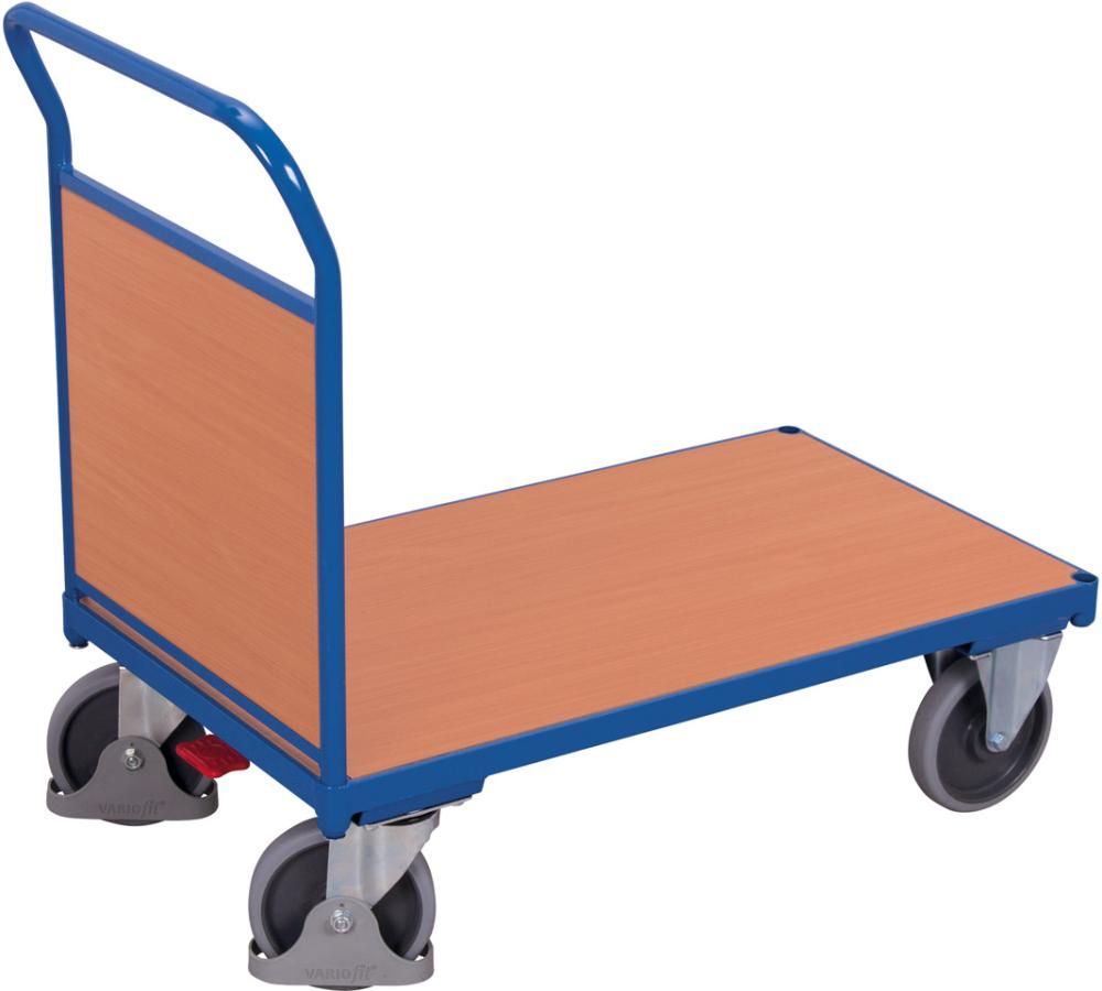 Stirnwandwagen 400 kg Lad.880x500mm 1 Holzwand VarioFit
