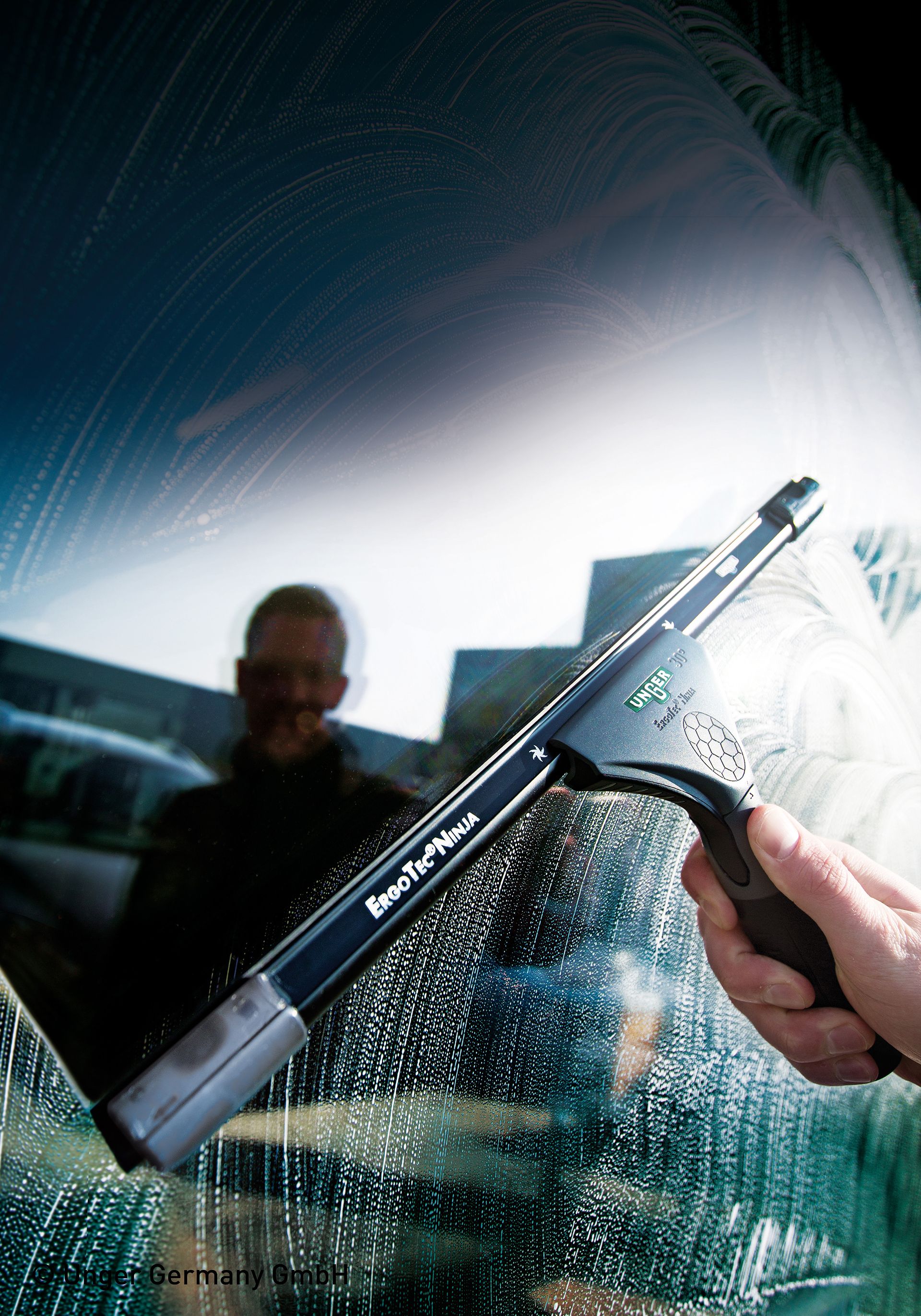 ErgoTec®-NINJA Fensterwischer 35cm, kpl., 40°
