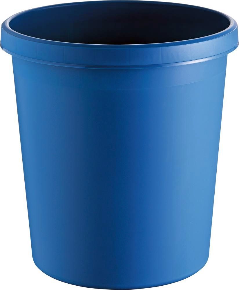 Papierkorb 30 l 405 mm blau helit