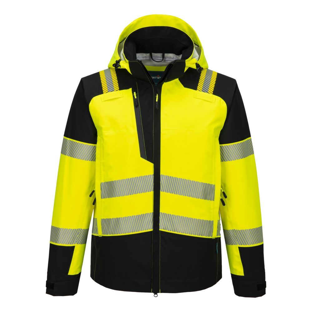 Portwest PW3 Warnschutz-Regenjacke, Gelb, Gr. 3XL