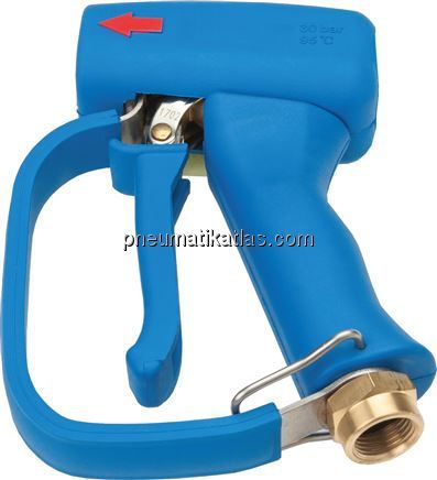 Wassersparpistole Ergo, Edelstahl / Messing