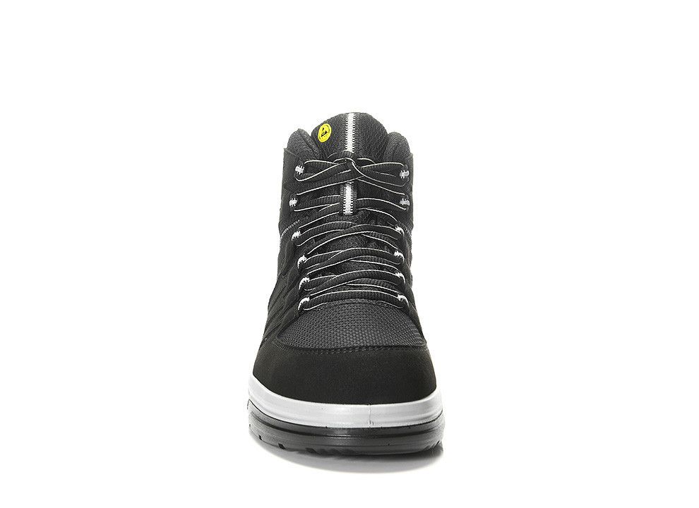 Sicherheitsschnürstiefel MADDOX XX10 black-grey Mid ESD S2, Gr. 36